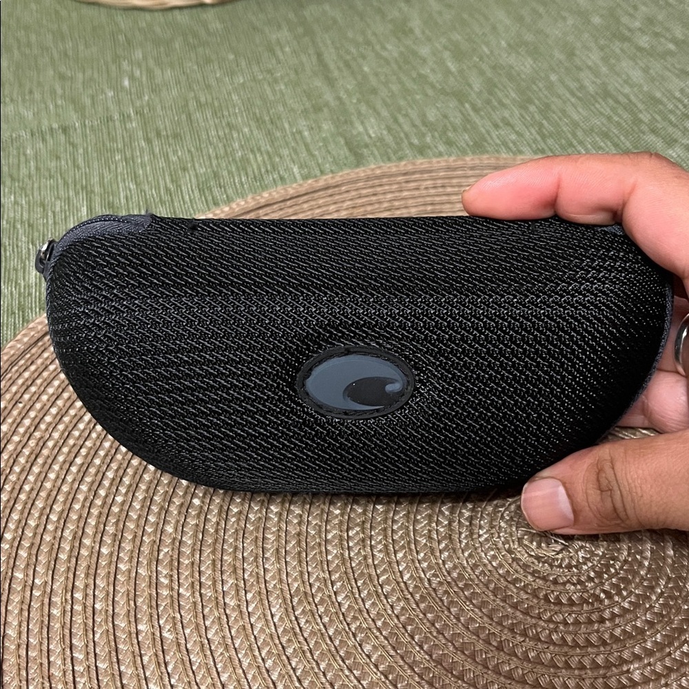 Costa Del Mar Zippered Sunglass Hard Case Clamshell Glasses Hard Case